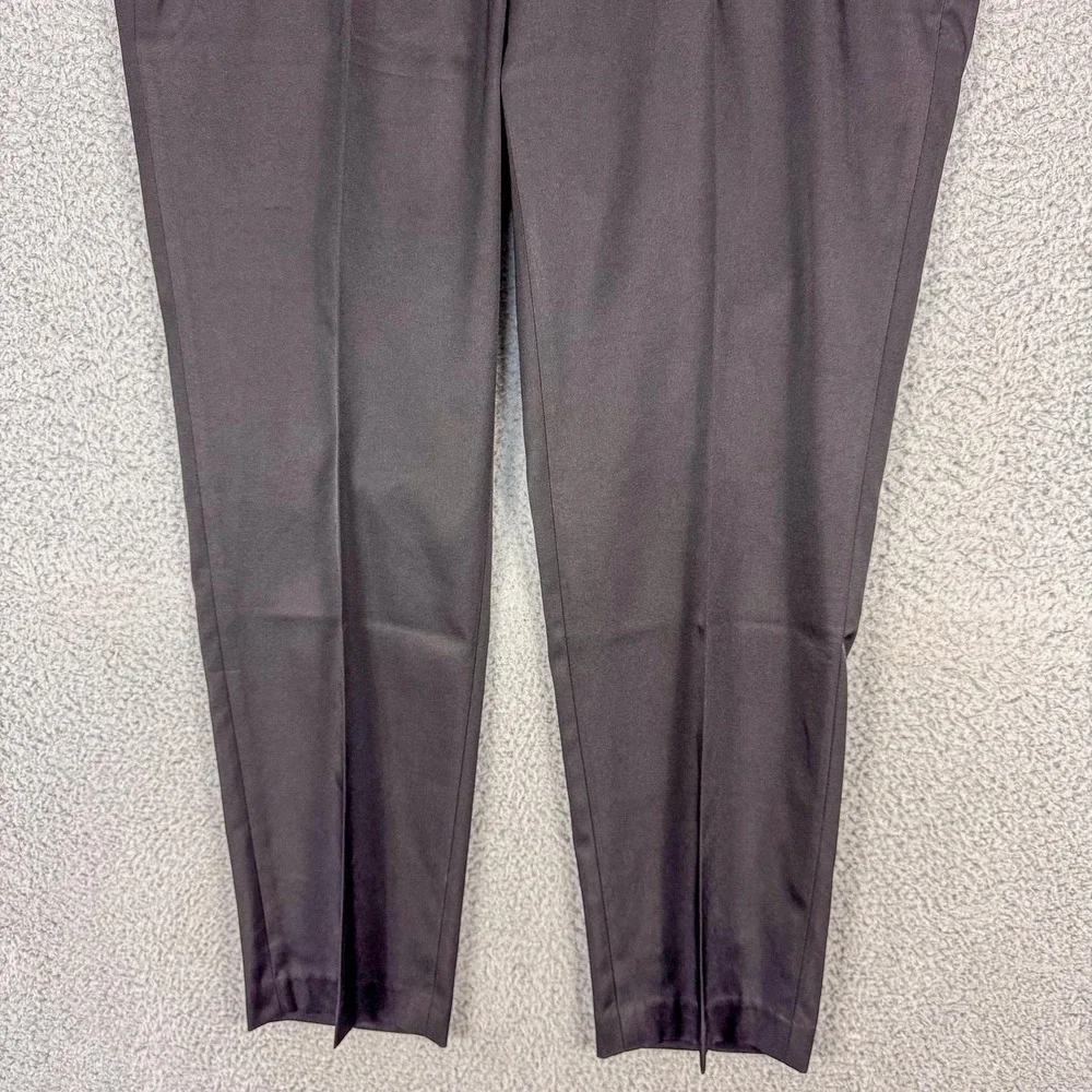 DKNY Dress Pants Mens 34 Black‎ Stretch Skinny Fit Flat Front 36x29 NEW $70